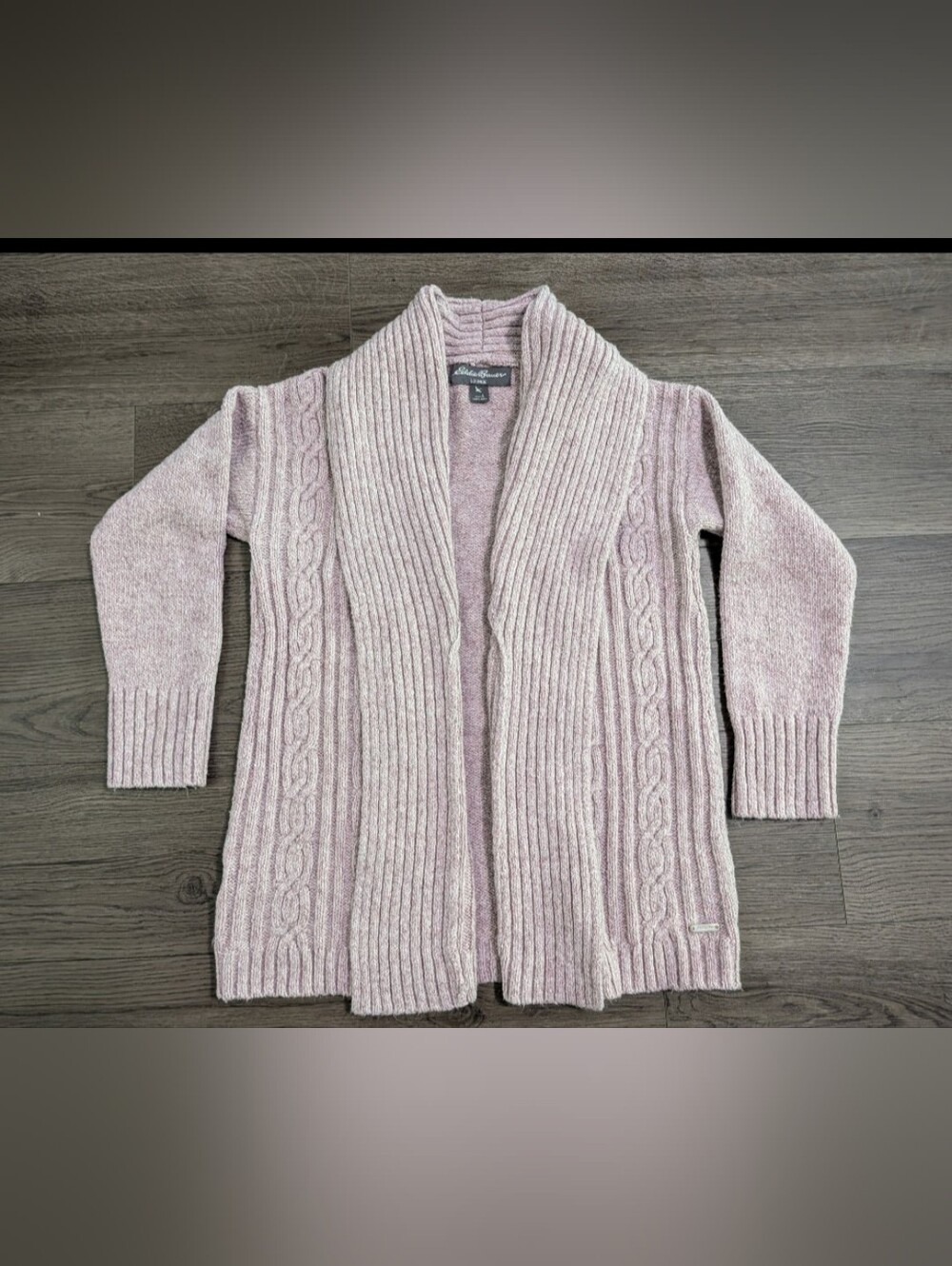 Eddie Bauer Women's Cable Knit Open Front Cardigan